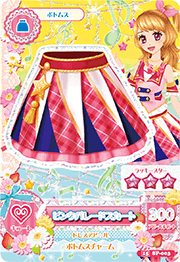 アイカツカード　ピンクパレード　スカート アイカツ! - アイカツ ピンクパレードスカートの通販 by たき