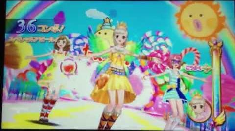 Data Carddass Aikatsu! gameplay of the Tamagotchi stage.