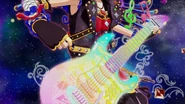 Close-up of the guitar in the anime (Premium Appeal).