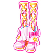 Pink Star Coord Buty