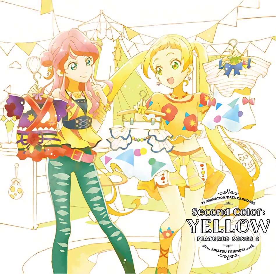 Tv Anime Data Carddass Aikatsu Friends Insert Song Single 2 Second Color Yellow Aikatsu Friends Wiki Fandom