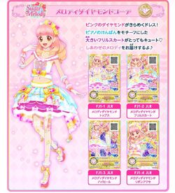 アイカツフレンズ　JLR PR メロディダイヤモンド　ディアーメロディ 2025年最新】メロディダイヤモンド アイカツの人気アイテム