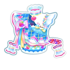 アイカツ ドレッシーグラスリボン レースパープルリボン ルージュパレード台湾版 アイカツドレッシーグラスリボンレースパープルリボン アイカツ