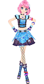 Aqua Starry Rock Coord | Aikatsu Stars! Wikia | Fandom