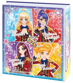 Data Carddass Aikatsu Stars! Official Binders | Aikatsu