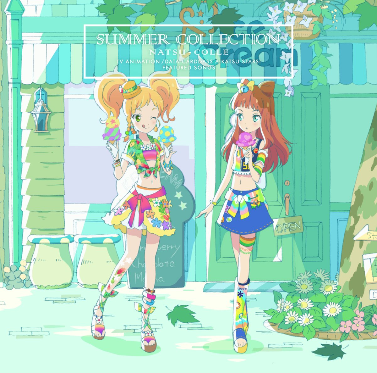 Tv Anime Data Carddass Aikatsu Stars Insert Song Single 2 Summer Collection Aikatsu Stars Wikia Fandom