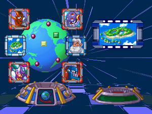 遊戲最初的選關畫面