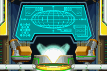 洛克人ZERO3新反對派基地司令室的雪兒系統