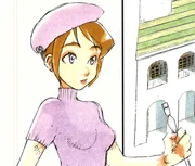 美術館館長設定畫