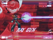 洛克人X8的光束槍