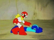 在火花人戰中救援的布魯斯