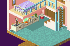 洛克人exe3，櫻井美露房間中的多蓉・波恩與哥布模型