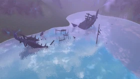 Ein Schiffswrack in Altgart