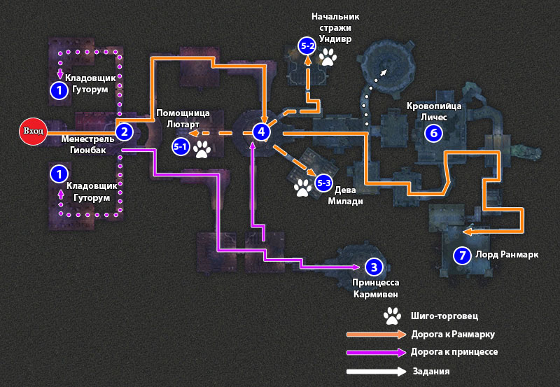 Некровиль бк карта