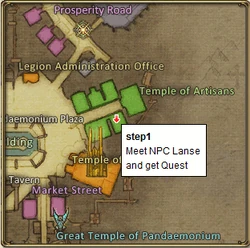 Lanse map