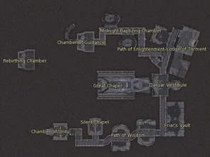 Map of Udas Temple