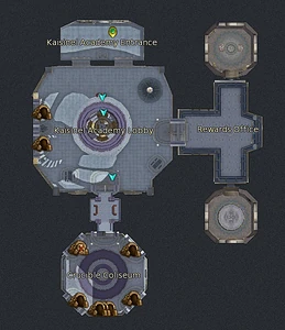 Kaisinel Academy map