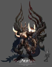 Concept art di un Balaur.