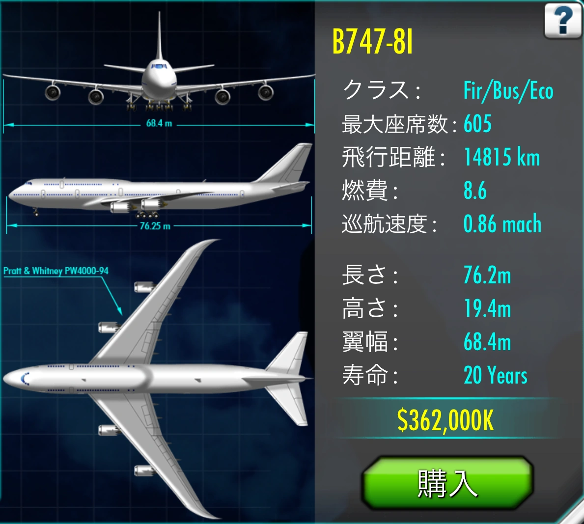 Avalon 747 (機材っち) Avalon 747 (機材っち様専用) ボーイング747とは何？ わかり
