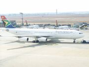 Saa a340-200 jhb international airport