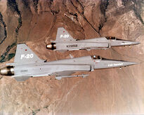 749px-Two f-20 in flying