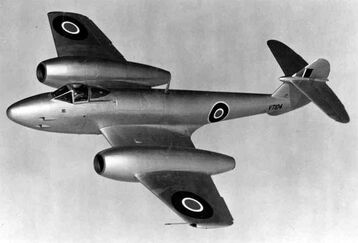 A Meteor in flight.