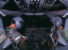 Cockpit of the B-1