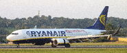 A Ryanair 737-800.