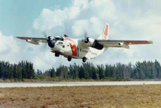 A U.S. Coast Guard C-123 Provider