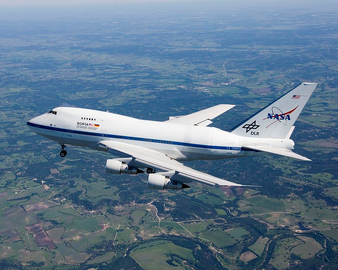 SOFIA in flight