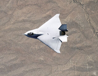 X-32 in flight