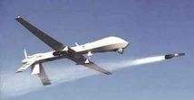 Predator and Hellfire.jpg (4 KB) A MQ-1 Predator launching a AGM-114 Hellfire missile