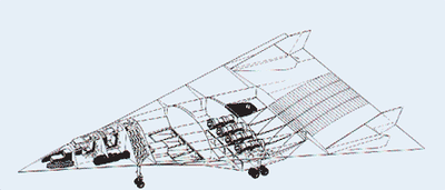 Cutaway view of the putative Aurora spyplane by Bill Sweetman