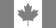 Low visibility Canadian flag
