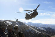 Inbound Choppers in Afghanistan 2008