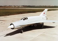 Mig-21 "Analog", a large delta wing conversion prototype.