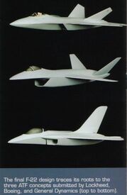 F22 2.jpg (19 KB) The original concept submissions be Lockheed, Boeing, and general Dynamics.