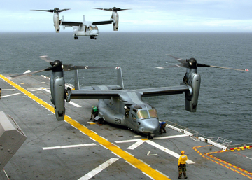 MV-22Bs on USS Wasp