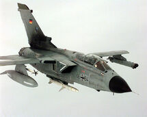 A German Panavia Tornado ECR.