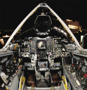 Cockpit view of a Dart