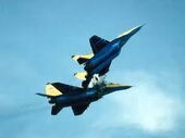 Images.2.jpg (5 KB) A MiG-29 collision. Both pilots survived the incident.