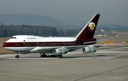 A Qatar Amiri Boeing 747SP.