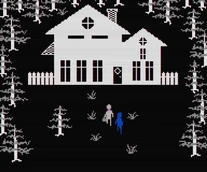 Outside of the martin house during John's first exorcism.