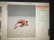 This animation inspired Michael crawling slowly.