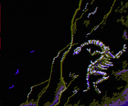 Scene 5: "There's a fossil that's trapped in a high cliff wall."