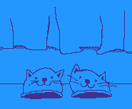 John putting on his kitty slippers