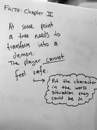 An early design document for FAITH.