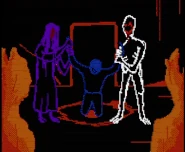 Michael & Amy disappear as a hand grabs John.