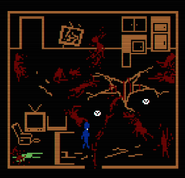 The demon's lair in the New Haven Apartment Complex.