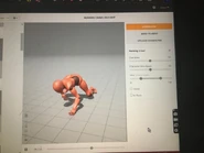 Michael crawling joyfully.